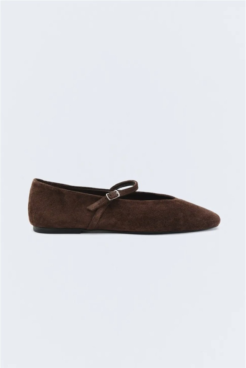 Bailarina Suede EseOese Marrón