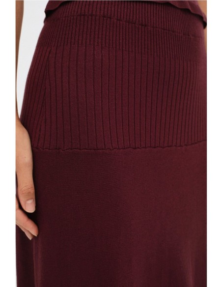 Falda Safa Mus&Bombón Granate