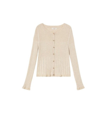 Cardigan Sufouh Mus&Bombón Crudo