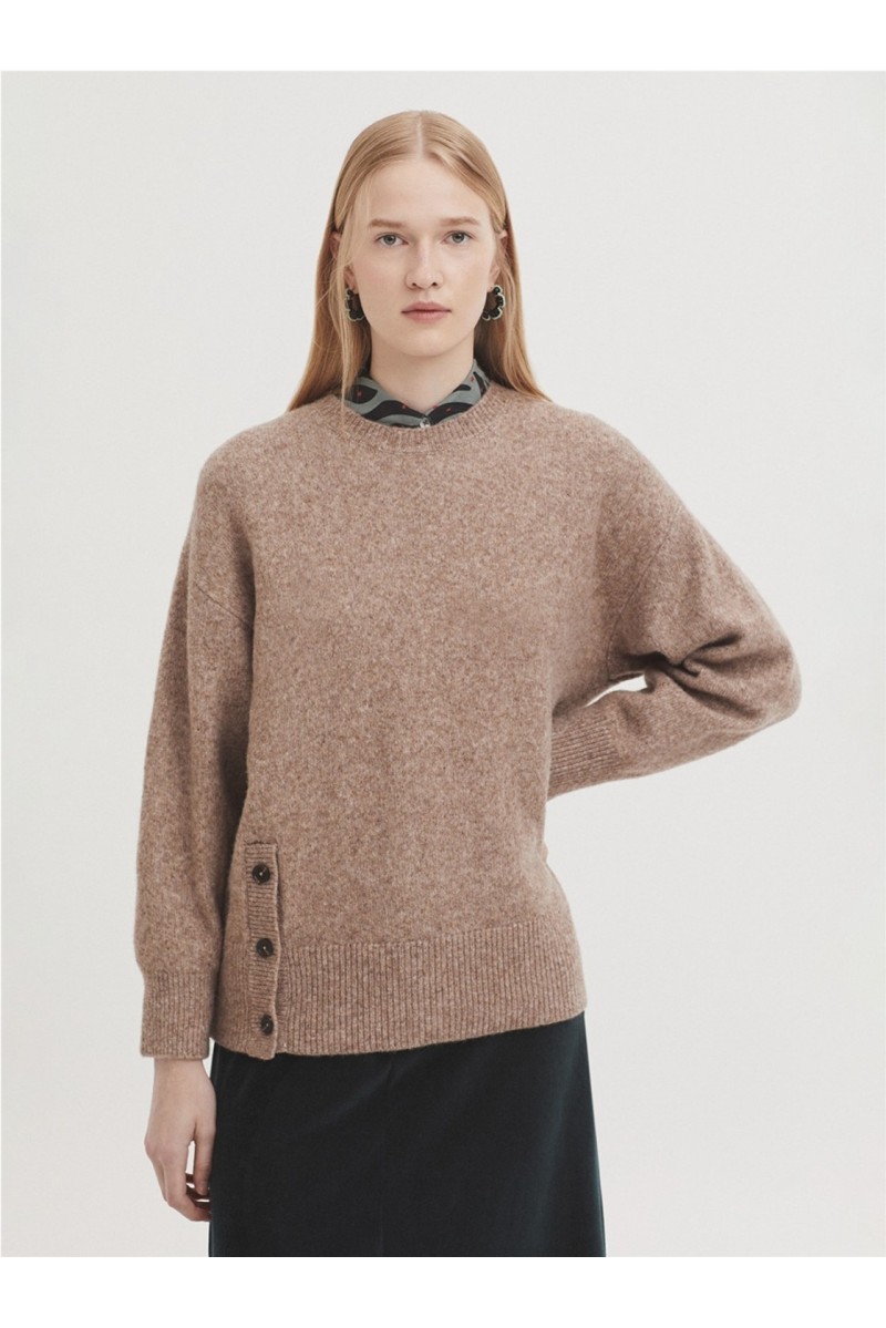 Jersey Lambswool NiceThings Beige