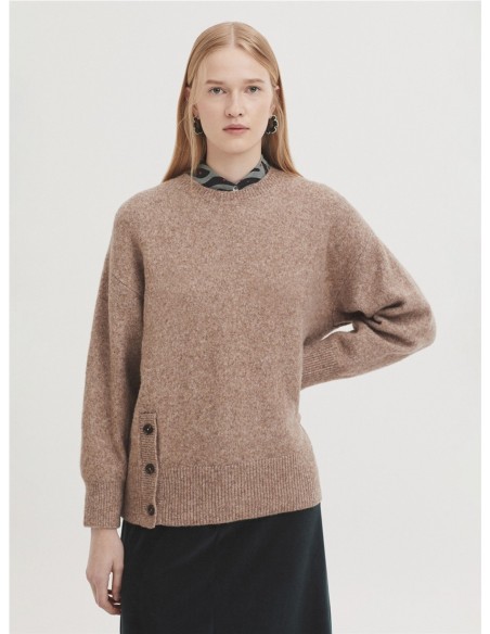 Jersey Lambswool NiceThings Beige