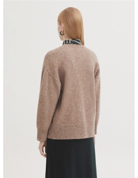 Jersey Lambswool NiceThings Beige