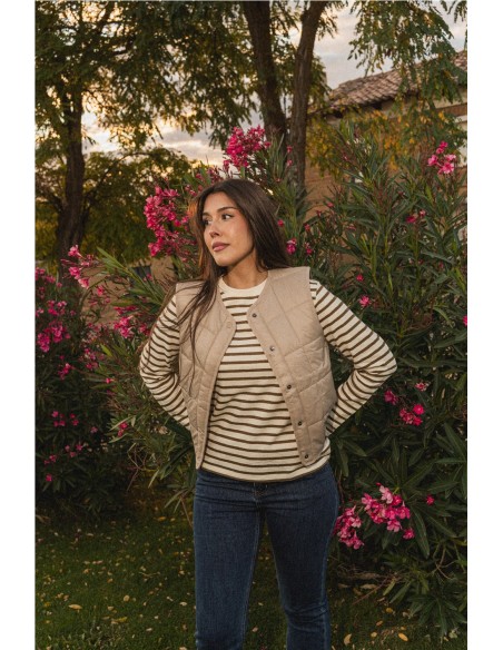 Chaleco Croce Mus&Bombón Beige