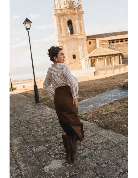 Falda Victoria Marrón