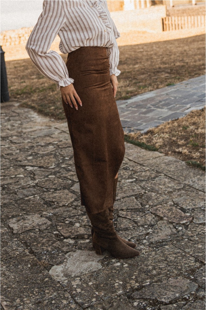 Falda Victoria Marrón 2