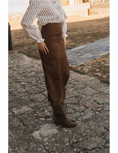 Falda Victoria Marrón