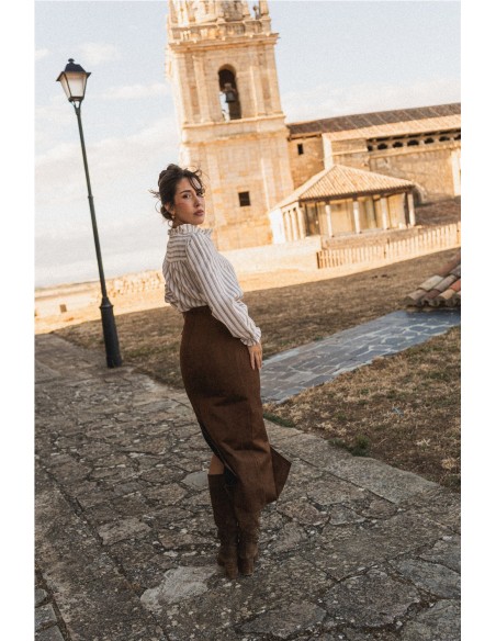 Falda Victoria Marrón
