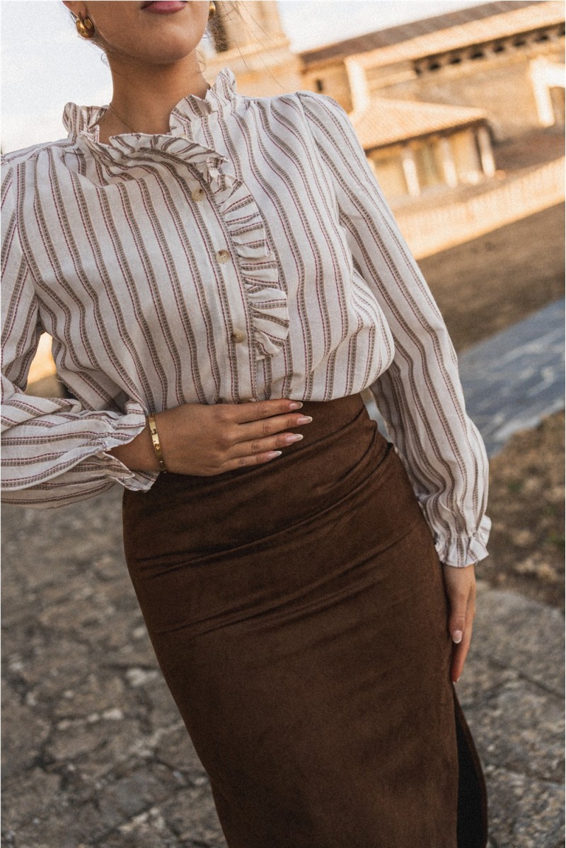 Falda Victoria Marrón