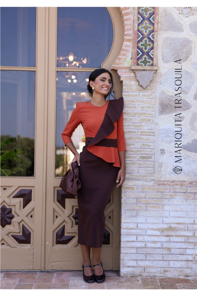 Vestido Peplum MariquitaTrasquilá