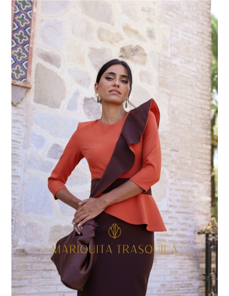 Vestido Peplum MariquitaTrasquilá