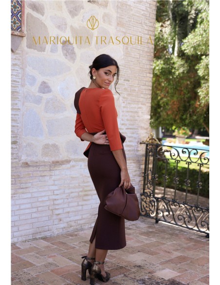 Vestido Peplum MariquitaTrasquilá