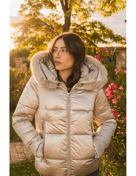 Cazadora Kacey Topo