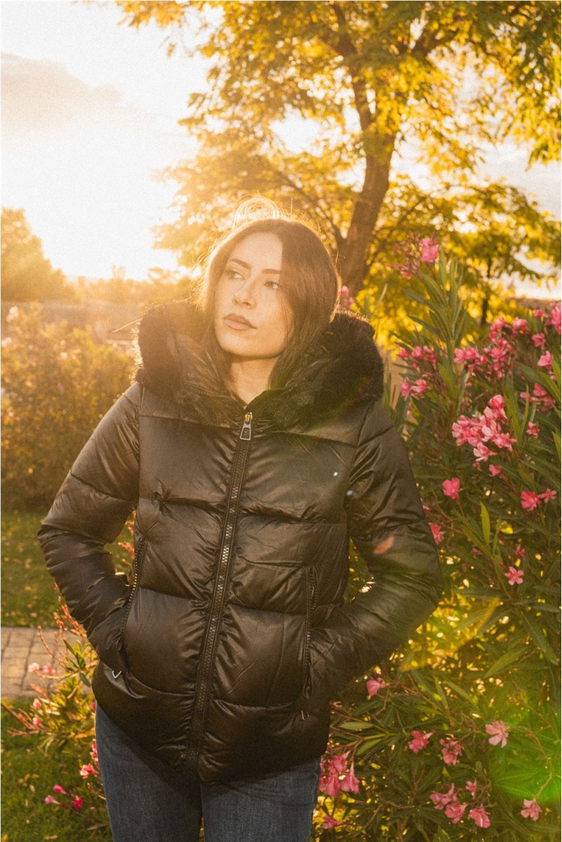 Cazadora Kacey Negro