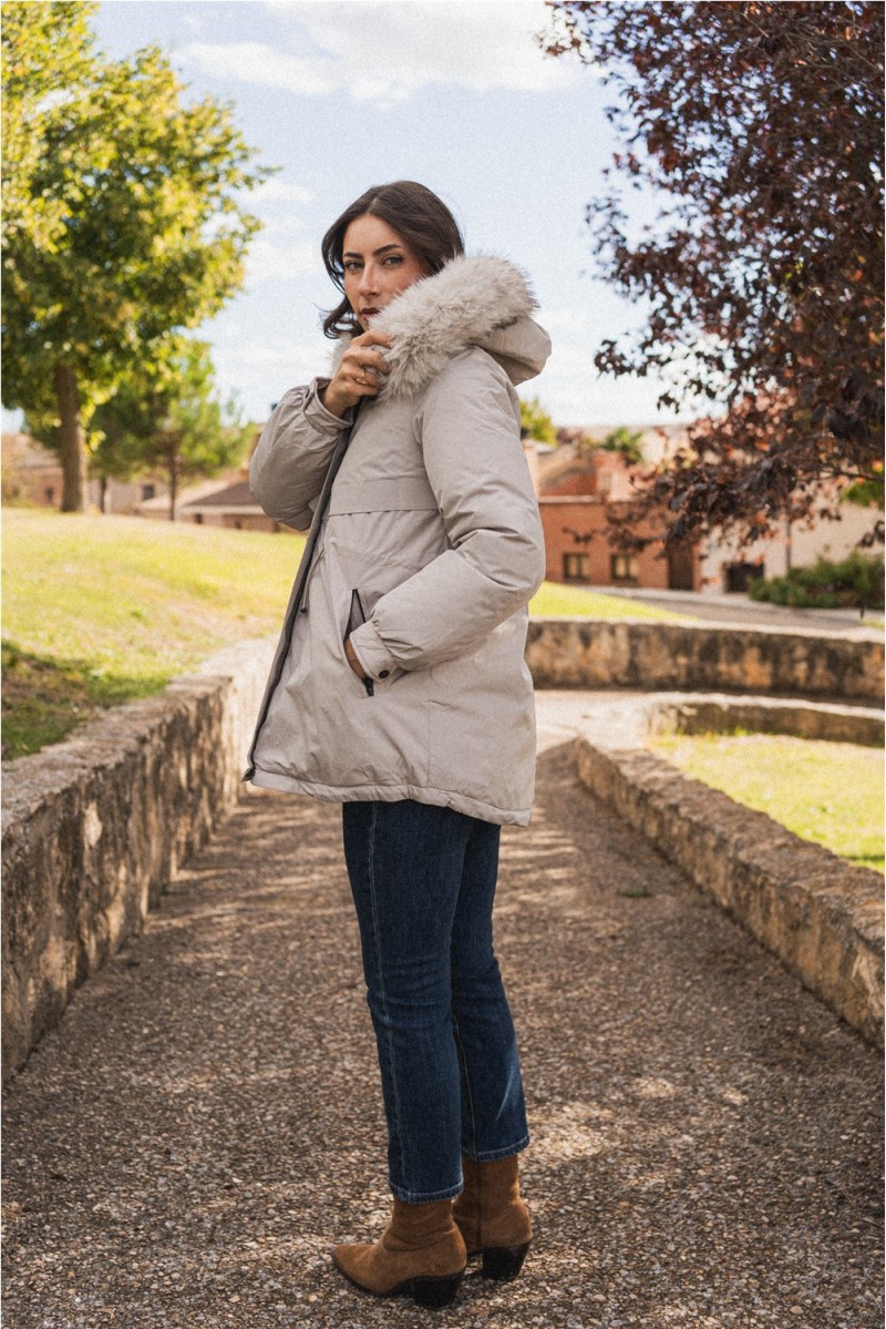 Abrigo Lauretta Beige 2