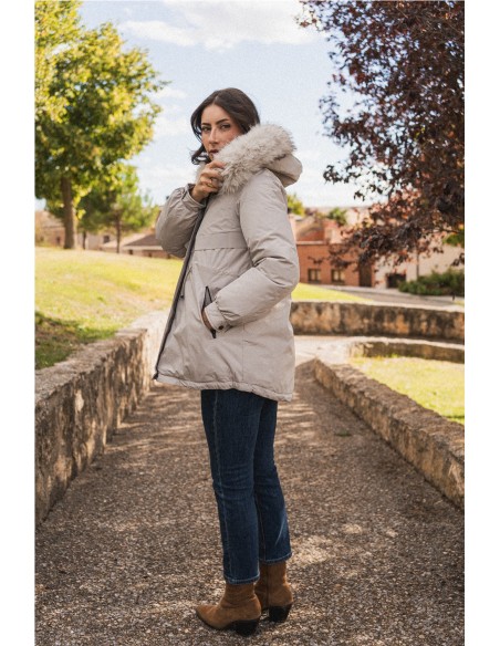 Abrigo Lauretta Beige