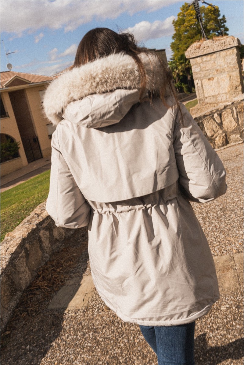 Abrigo Lauretta Beige