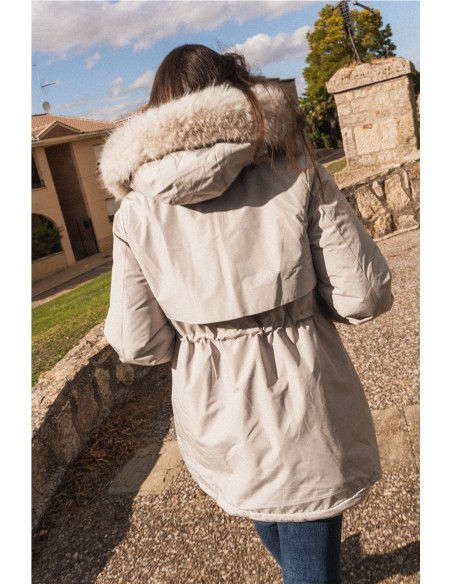 Abrigo Lauretta Beige