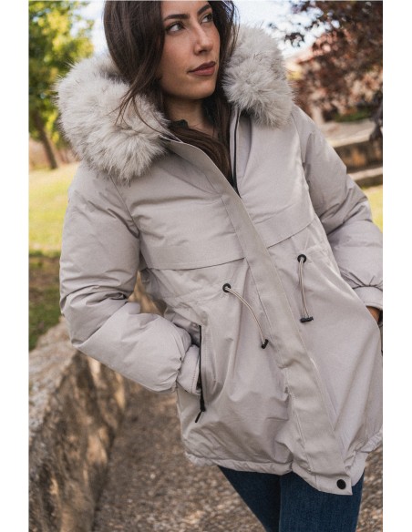 Abrigo Lauretta Beige