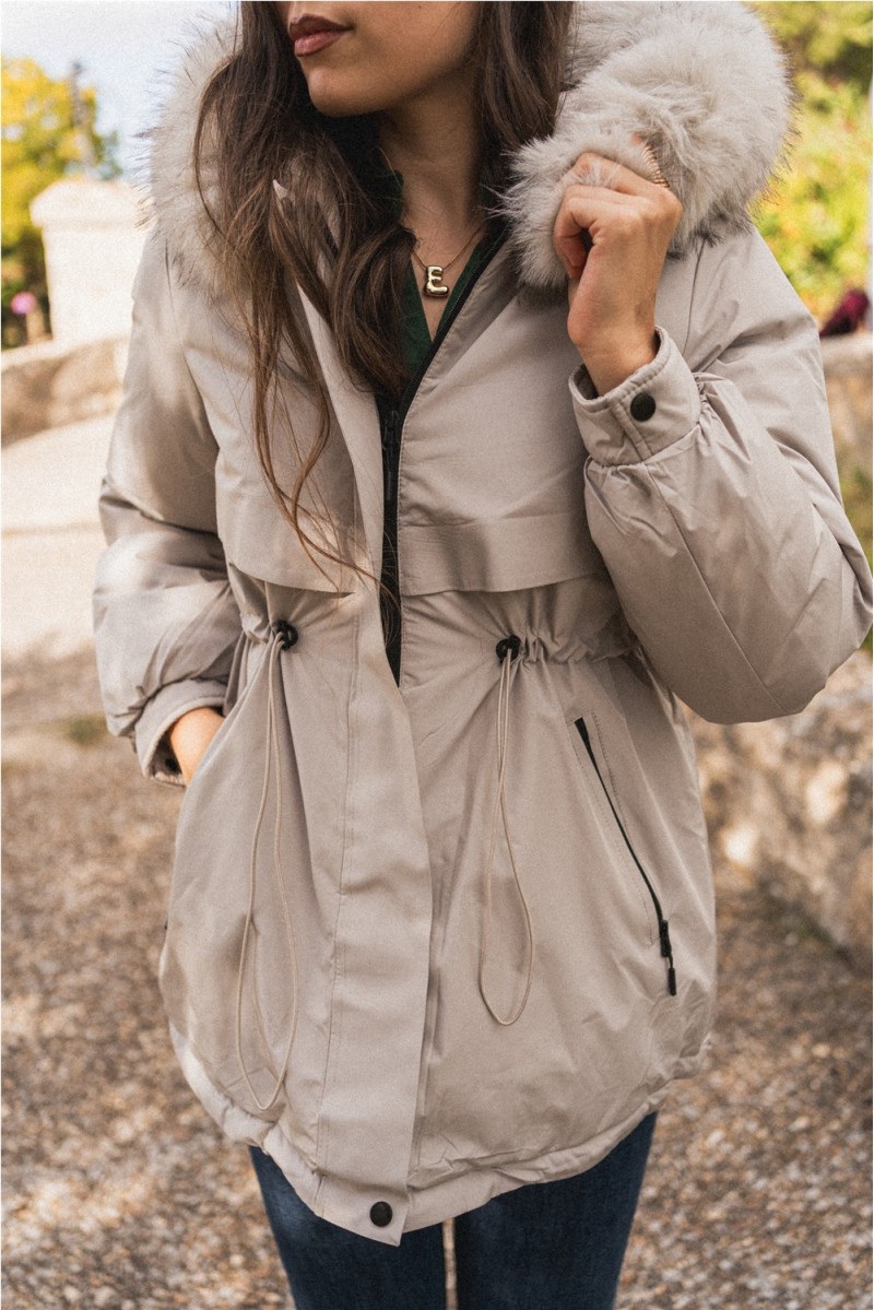 Abrigo Lauretta Beige