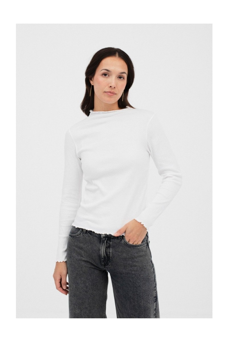 Camiseta Komorebi Mus&Bombón Blanca