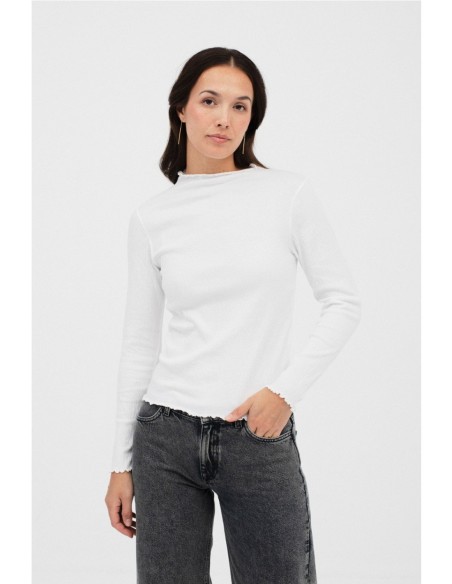 Camiseta Komorebi Mus&Bombón Blanca