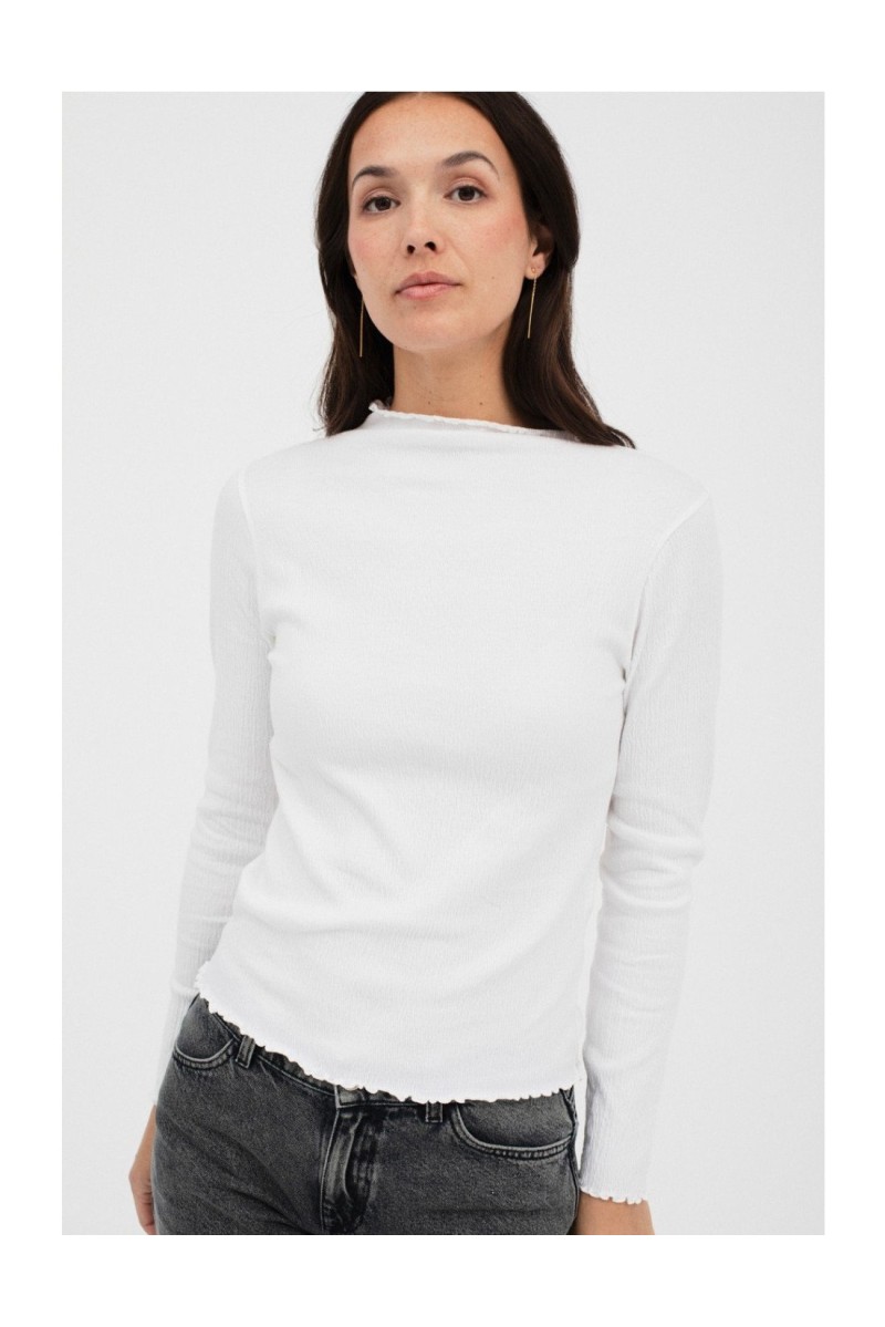 Camiseta Komorebi Mus&Bombón Blanca