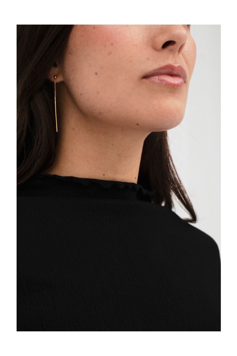 Camiseta Komorebi Mus&Bombón Negra