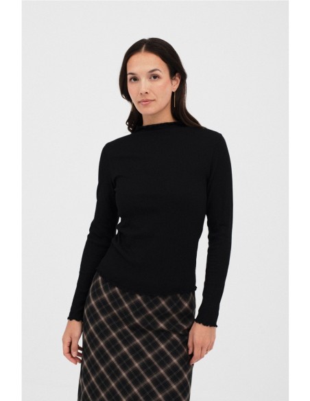 Camiseta Komorebi Mus&Bombón  Negra