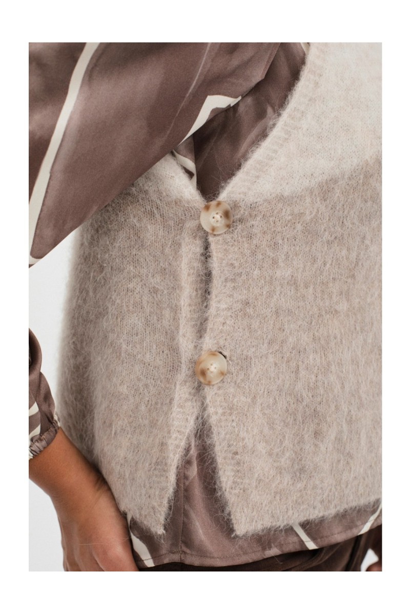 Chaleco Aiete Mus&Bombón Beige 2