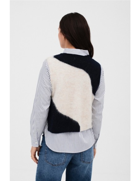 Chaleco Aiete Mus&Bombón Marino