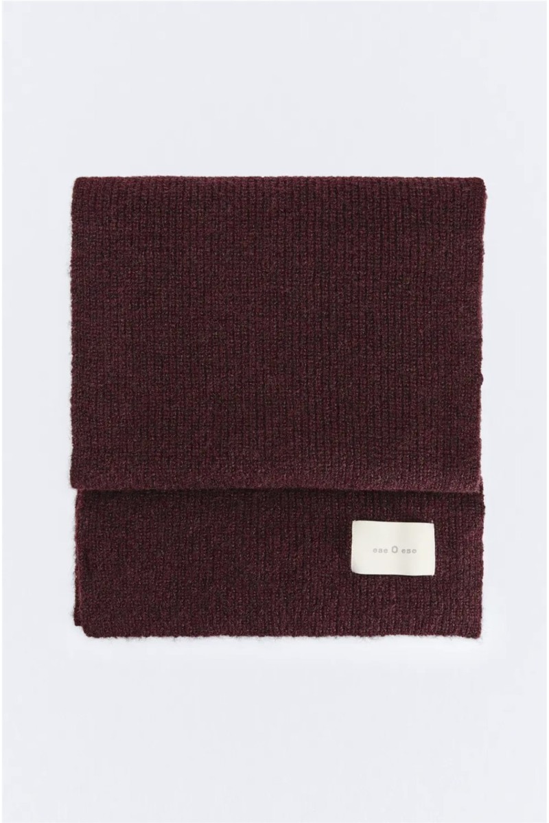 Bufanda Knitted EseOese Granate