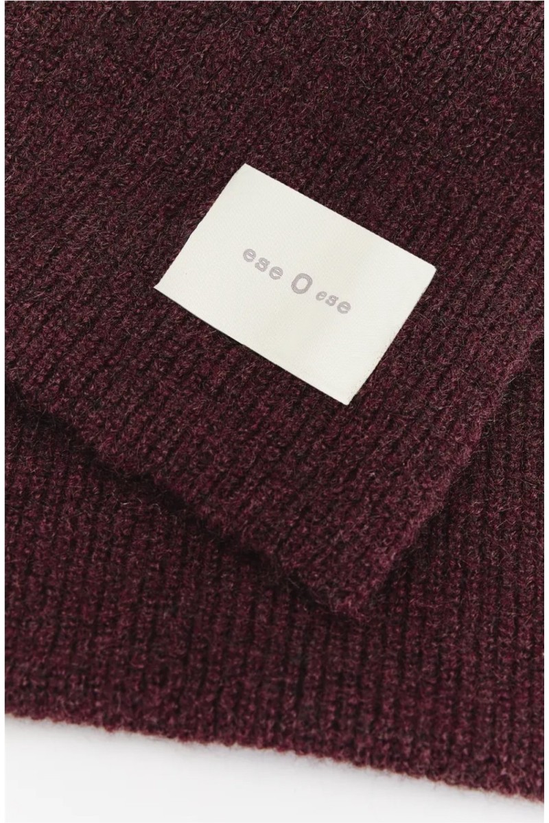 Bufanda Knitted EseOese Granate 2