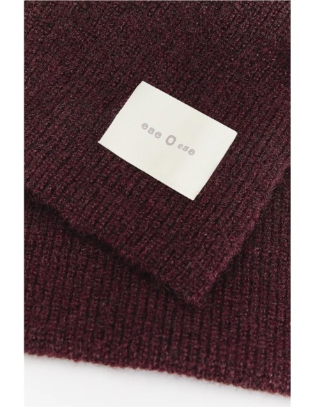 Bufanda Knitted EseOese Granate