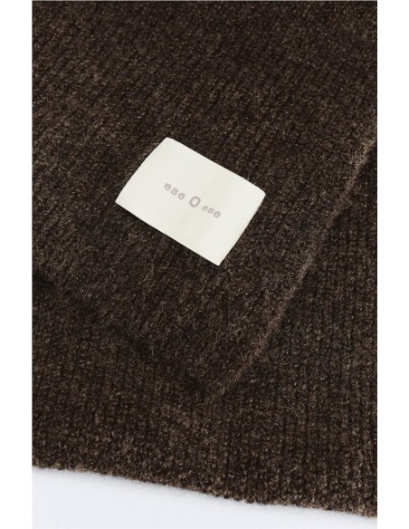 Bufanda Knitted EseOese Marrón
