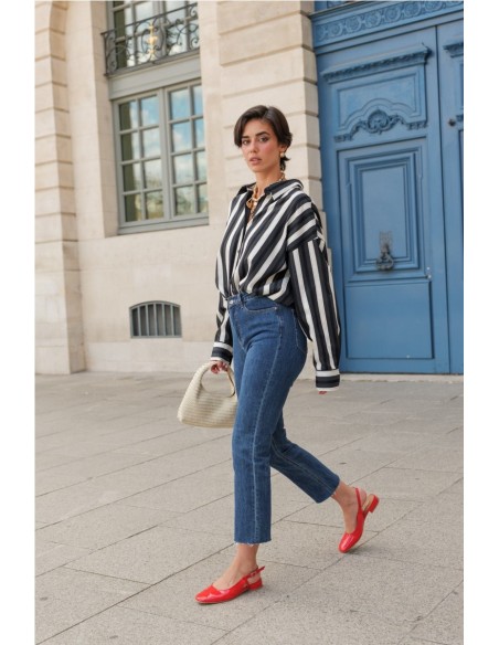 Vaquero Recto Maryline AZUL