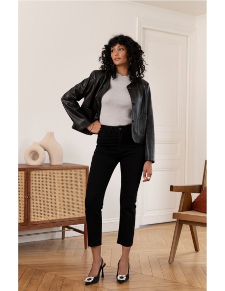 Vaquero Recto Maryline Negro