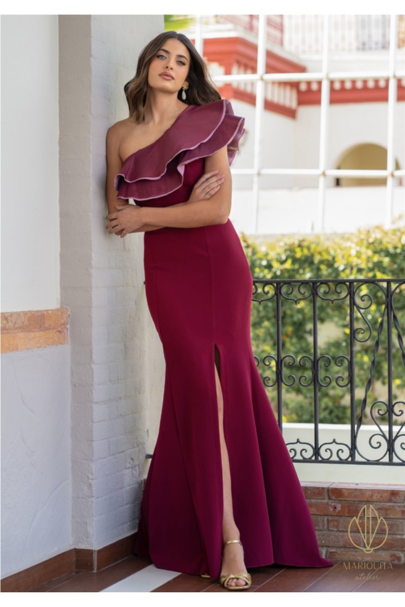 Vestido Vera Mariquita GRANATE