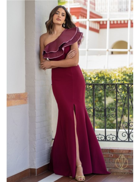 Vestido Vera Mariquita GRANATE