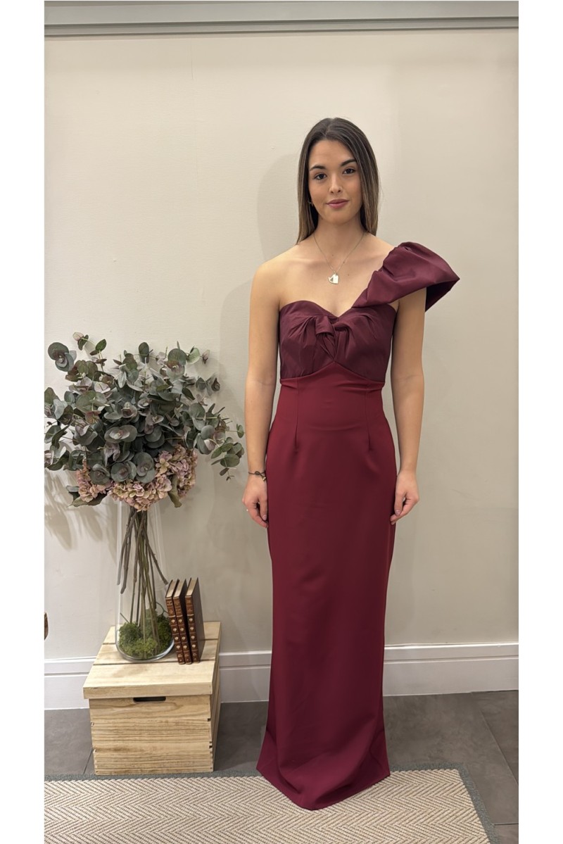 Vestido Bonanza Mariquita Granate