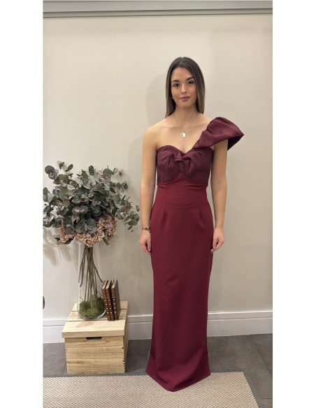 Vestido Bonanza Mariquita Granate