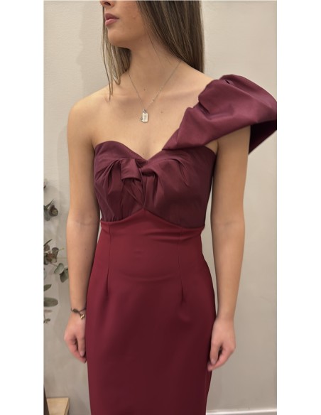 Vestido Bonanza Mariquita Granate