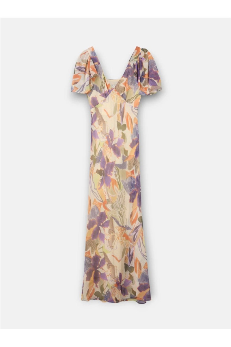 Vestido Flores Silbon