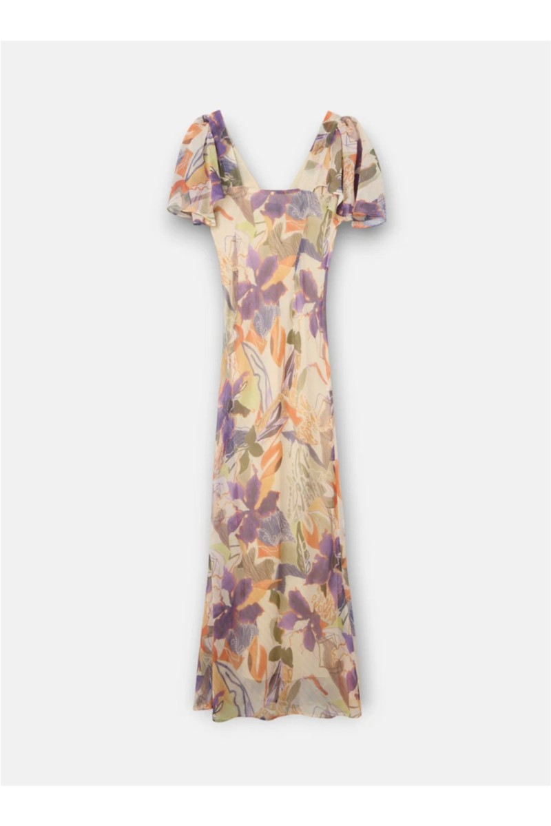 Vestido Flores Silbon