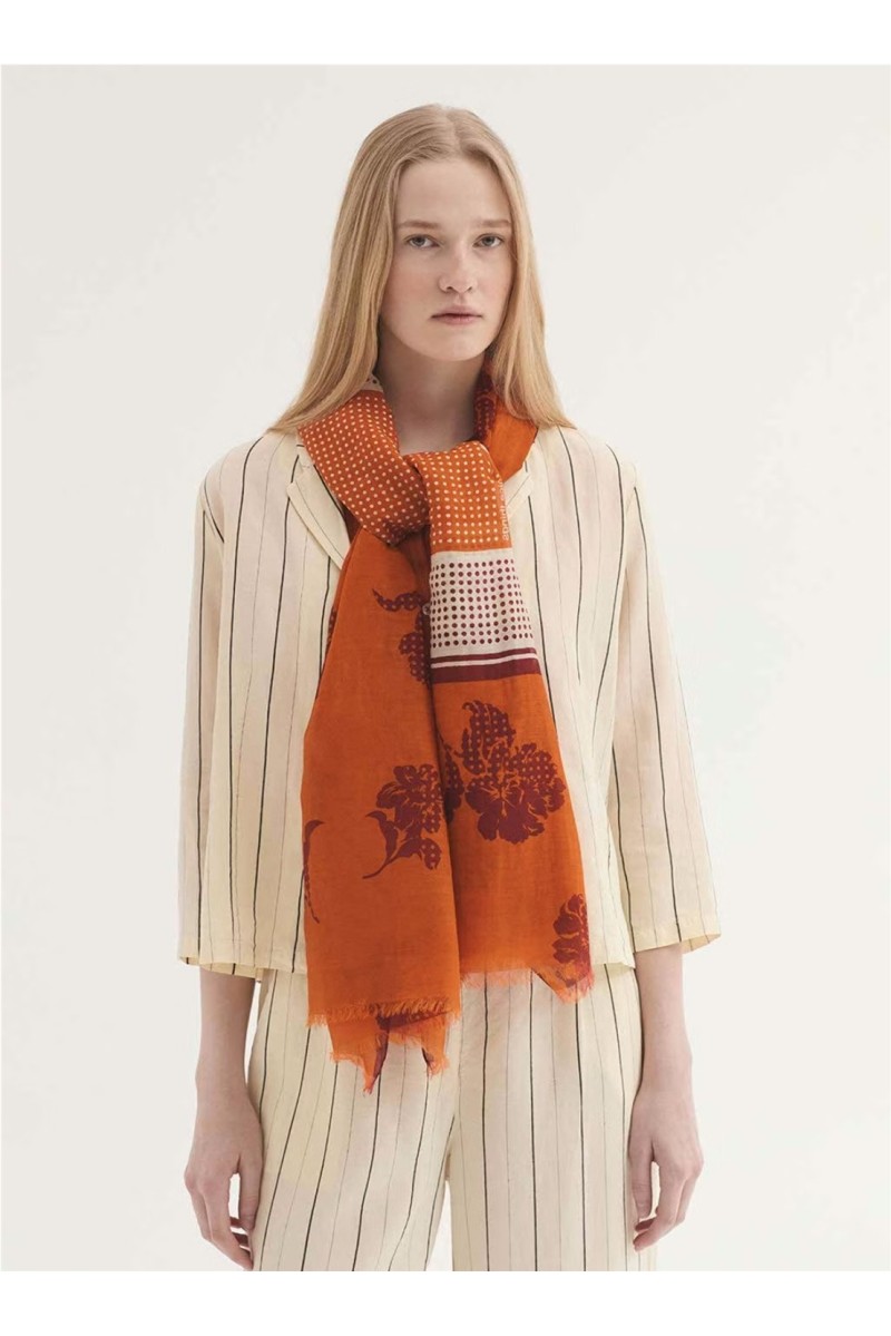 Fular Dots NiceThings Naranja
