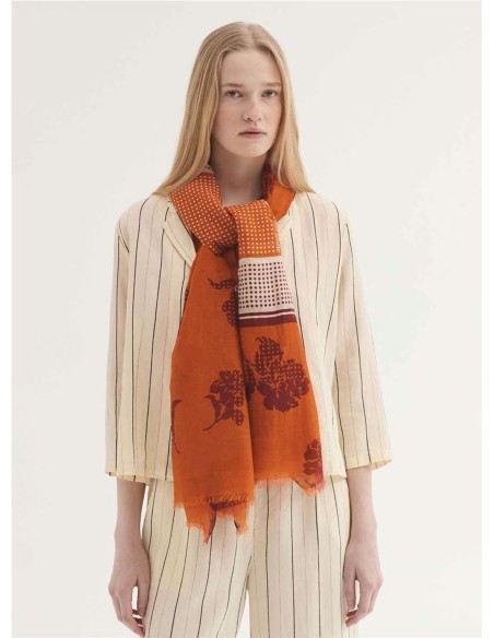 Fular Dots NiceThings Naranja