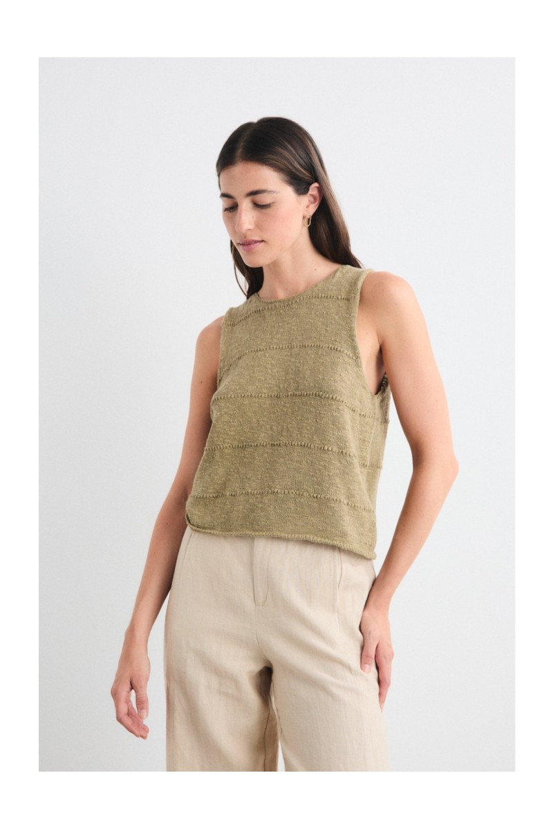 Top Nunavut Mus&Bombón Verde