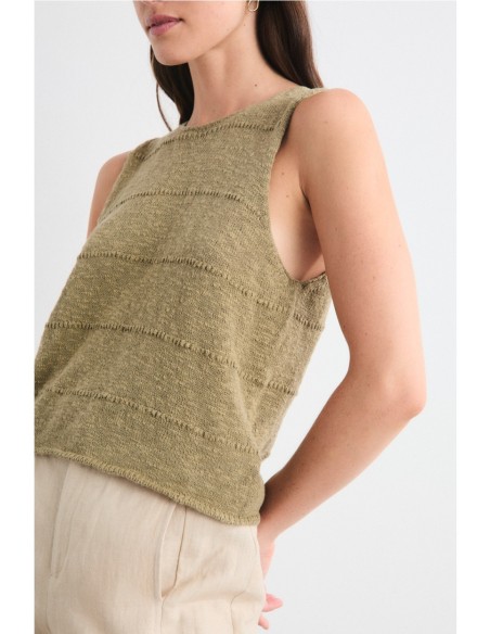 Top Nunavut Mus&Bombón Verde