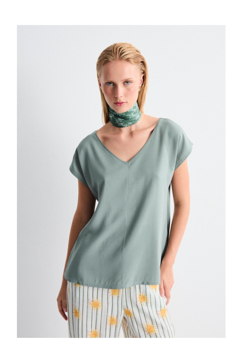 Camiseta Roxana Mus&Bombón Verde