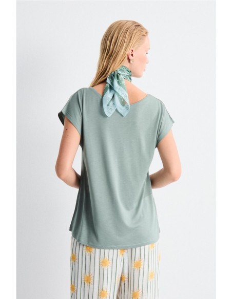 Camiseta Roxana Mus&Bombón Verde