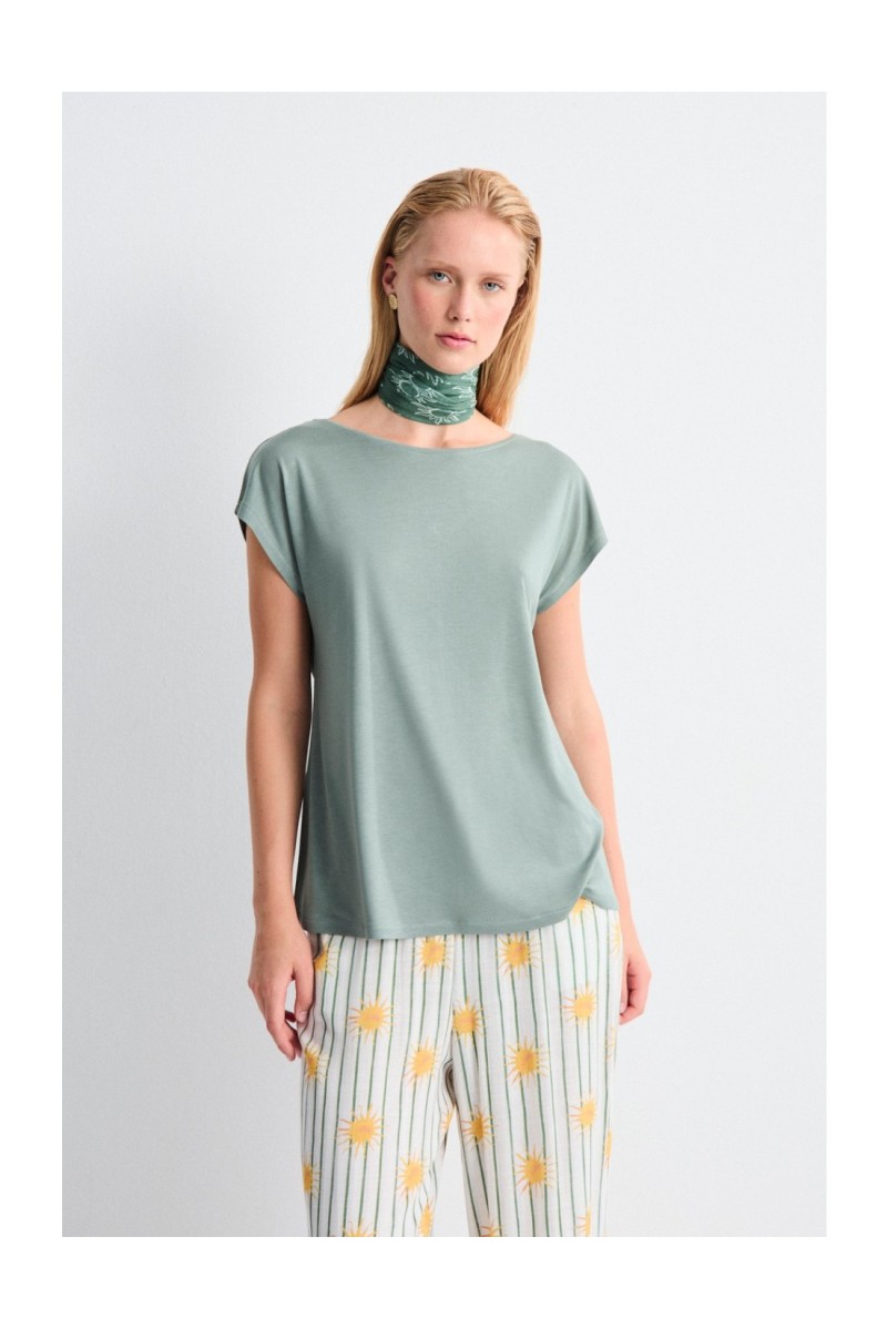 Camiseta Roxana Mus&Bombón Verde